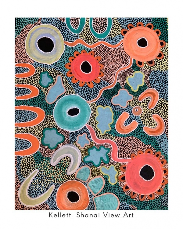 Shanai Kellet's "Coral Reef" was accepted into the Gorman Clothing People's Choice Awards