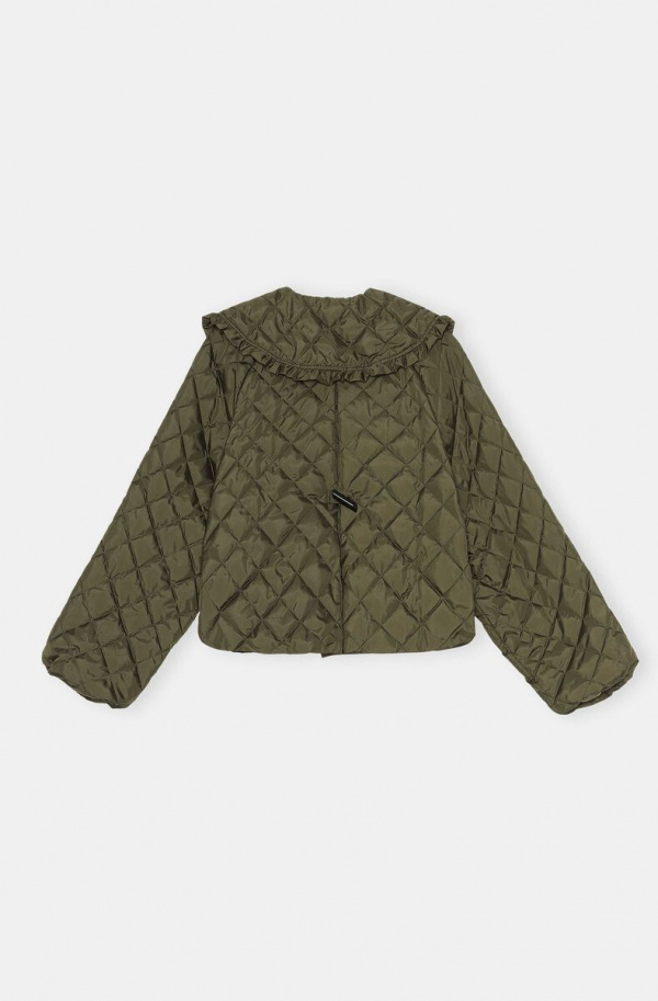 Ganni Recycled Ripstop Quilted Puffer